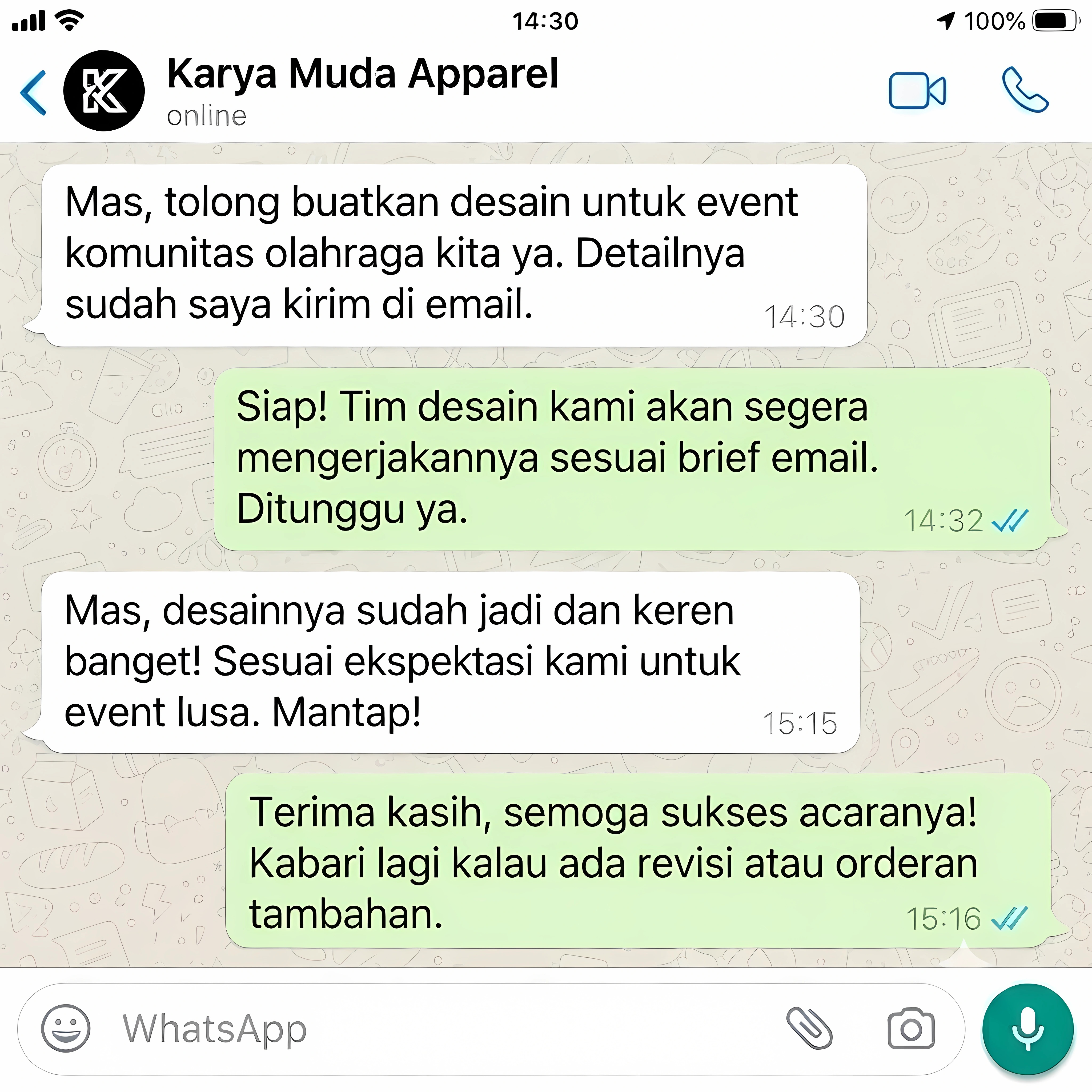 Testimoni Karya Muda Apparel