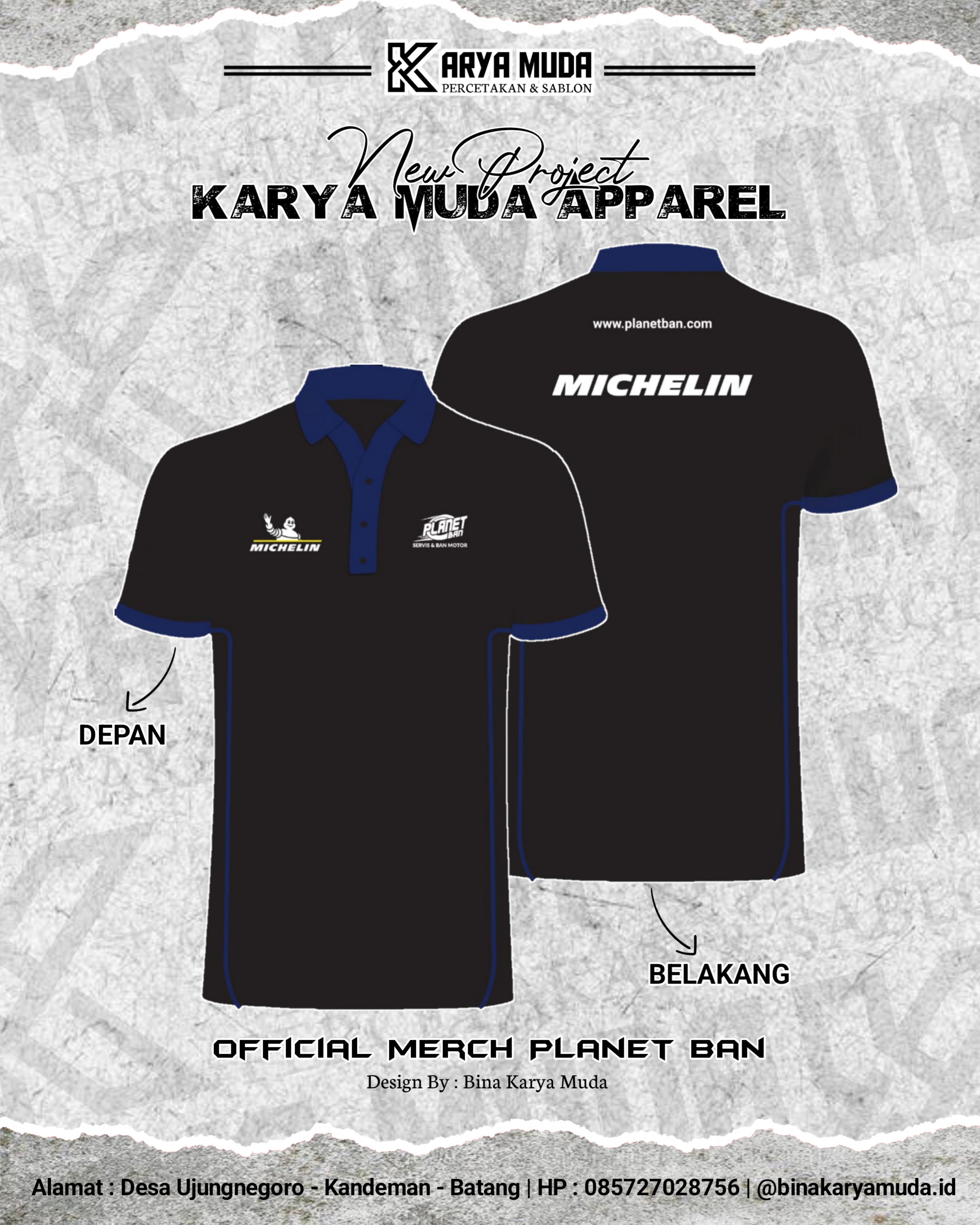 Kaos Polo Planet Ban