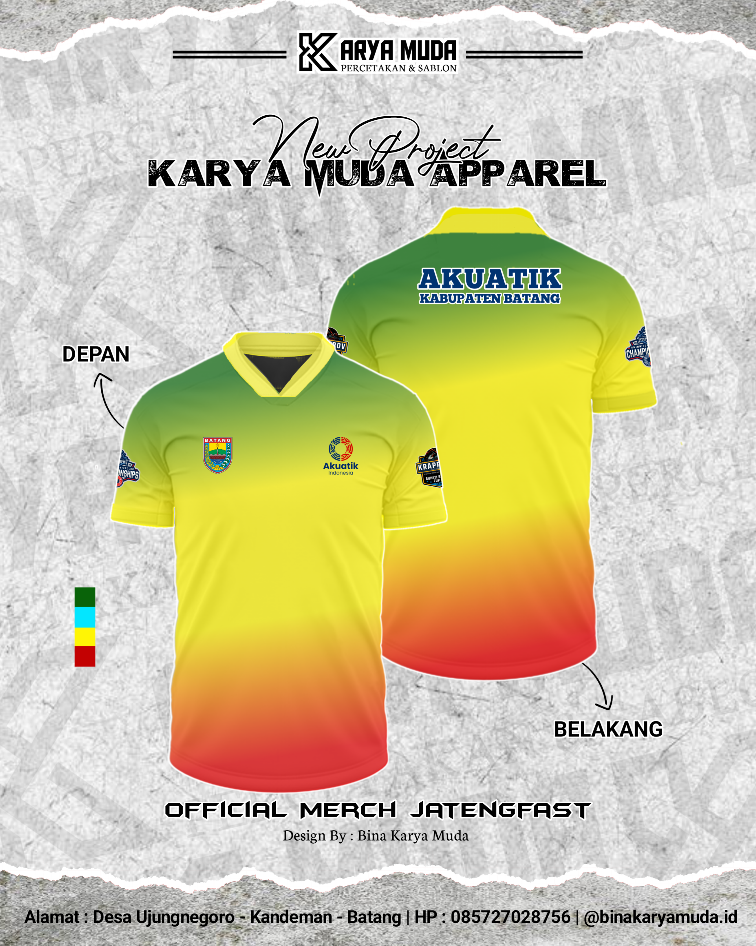 Jersey Aquatik Polda Jateng