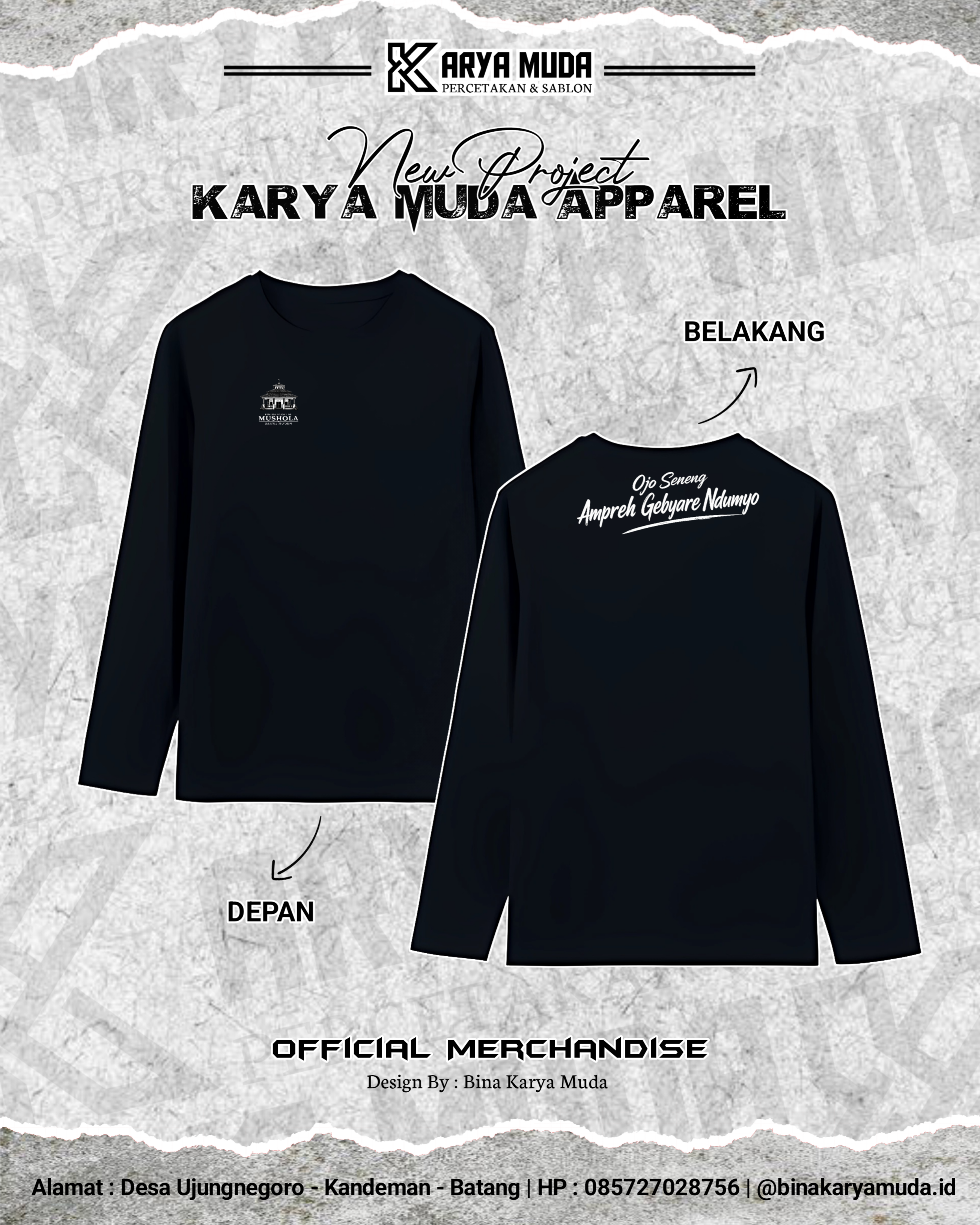 Kaos Paguyuban Mushola Pecalungan