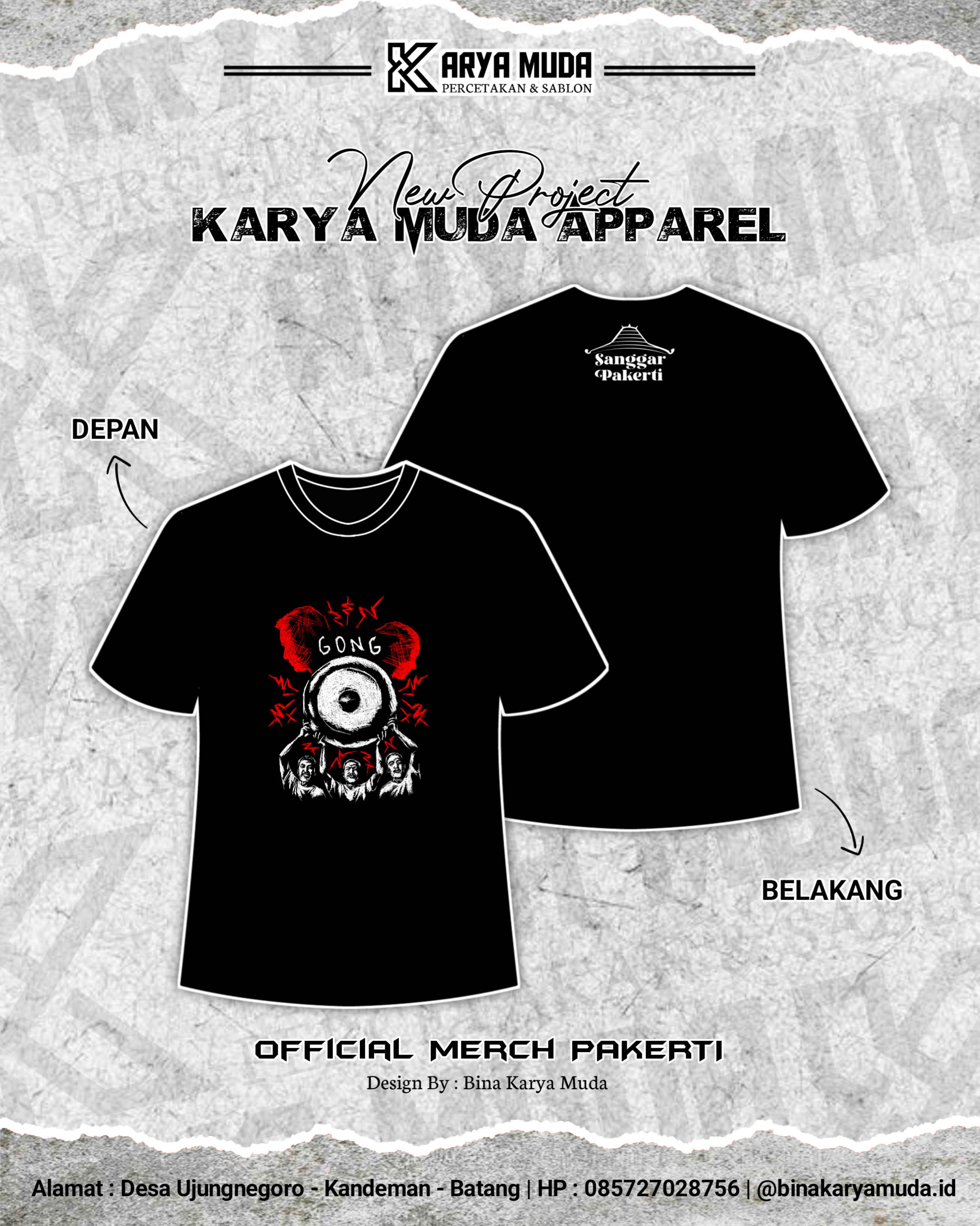 Merchandise Gong Sanggar Pakerti Batang