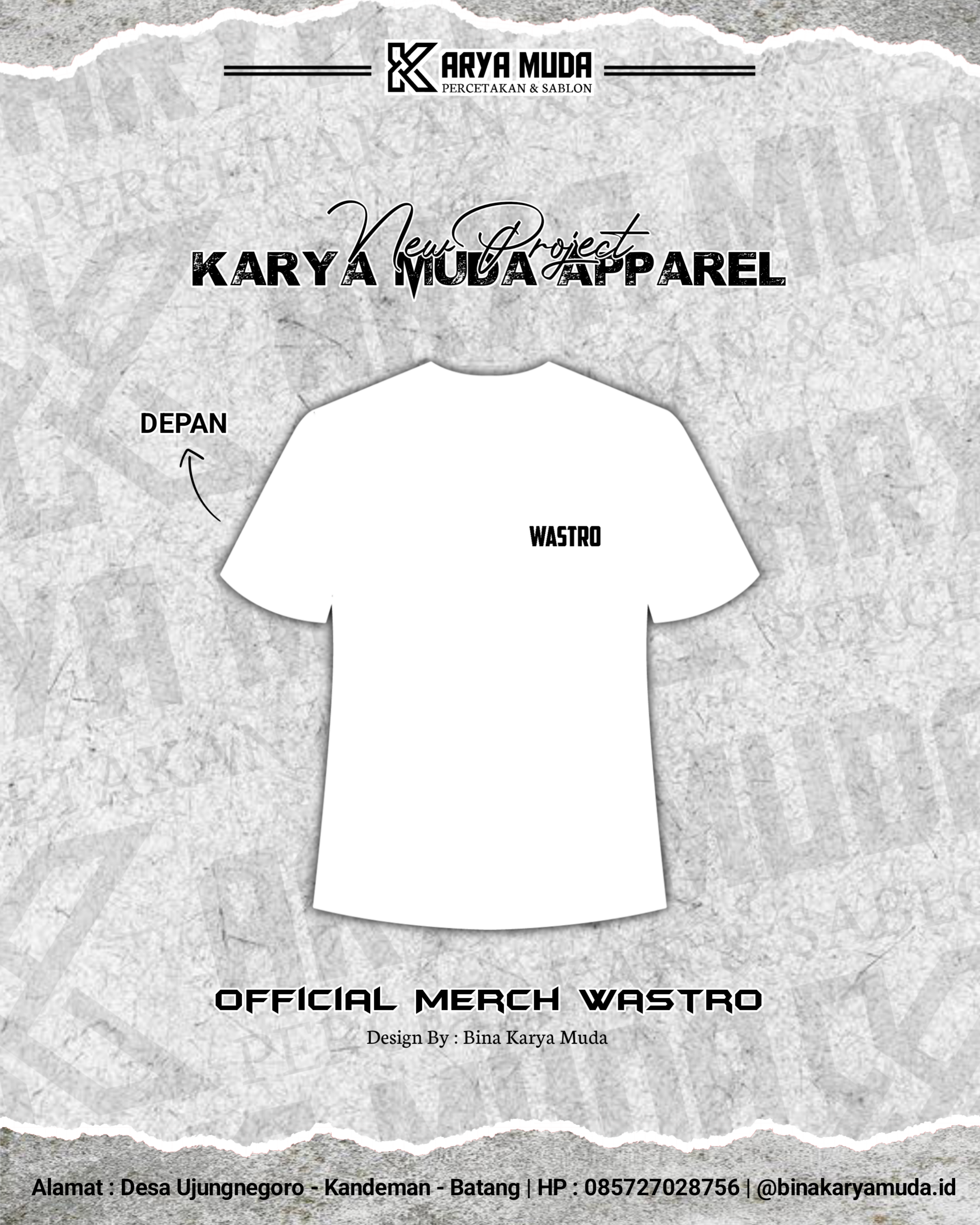 Kaos Komunitas Wastro Batang