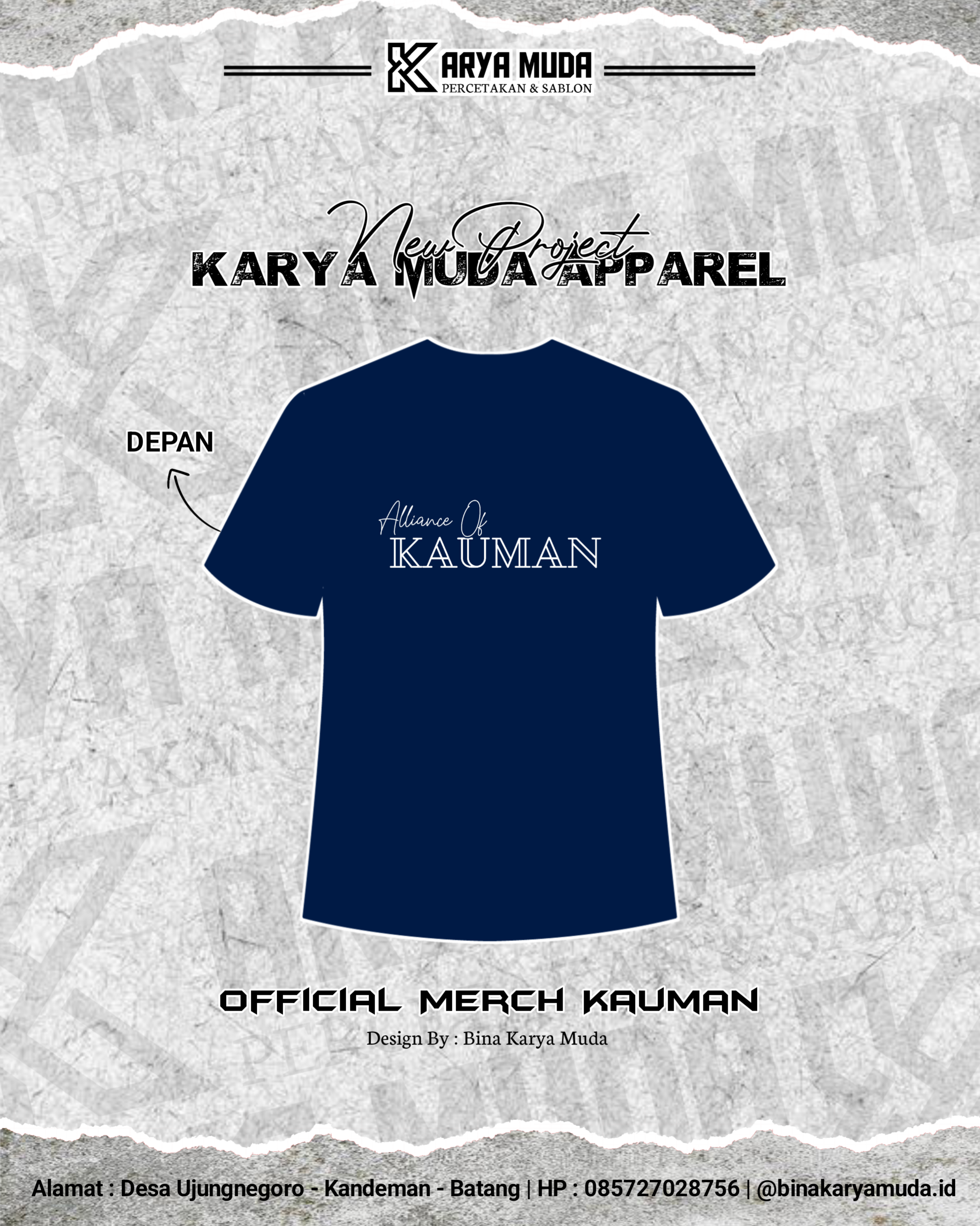 Kaos Gang Kauman Desa Ujungnegoro