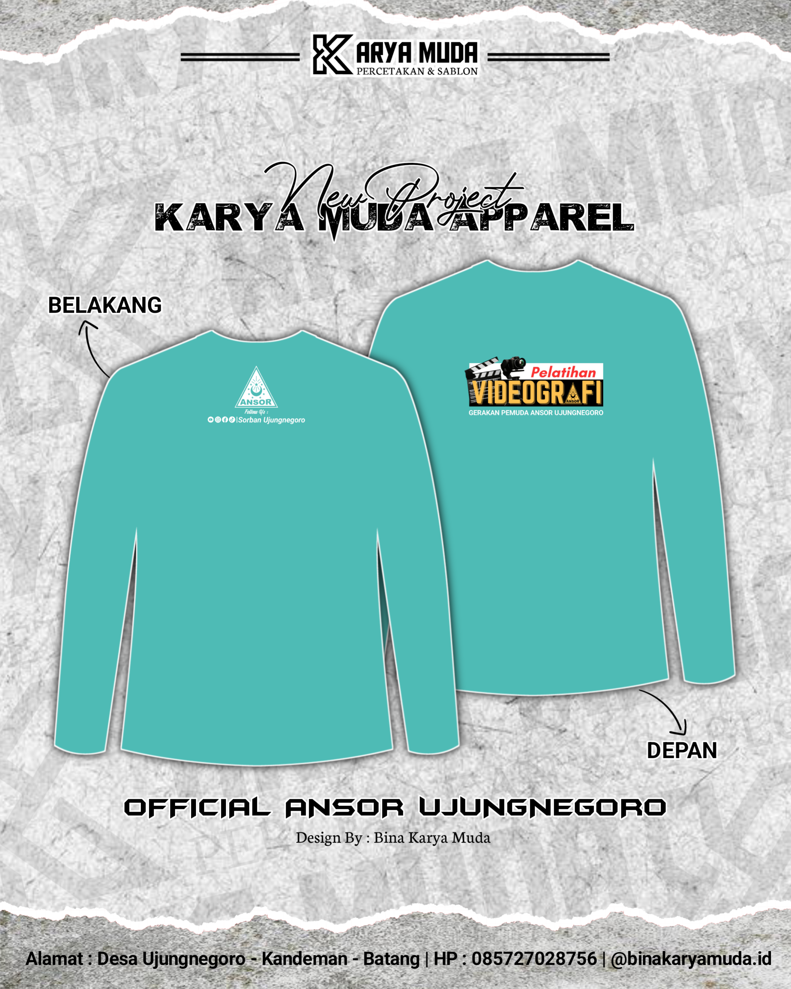 Kaos Ansor Desa Ujungnegoro Kandeman Batang