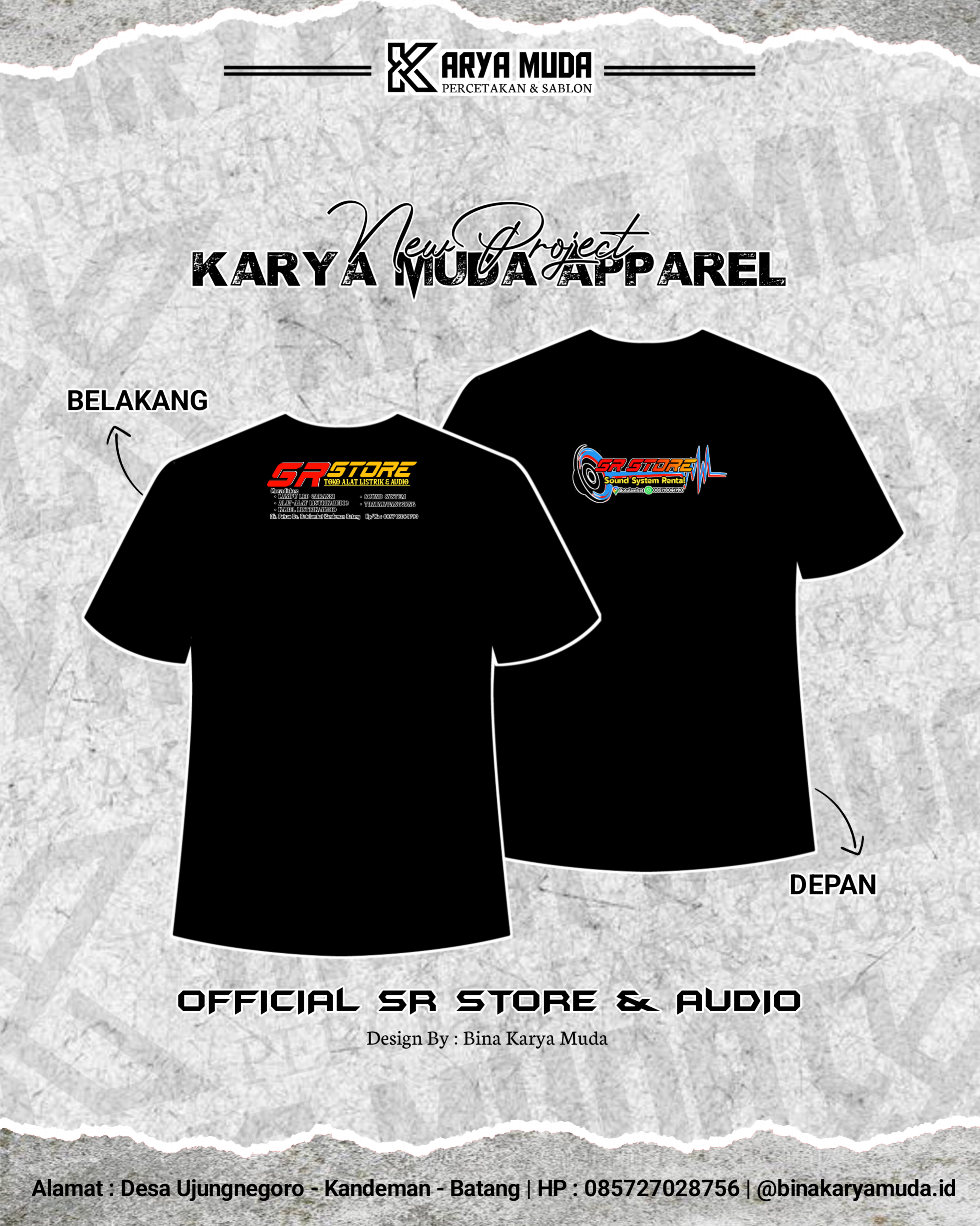 Kaos Komunitas Sound SR Audio Batang