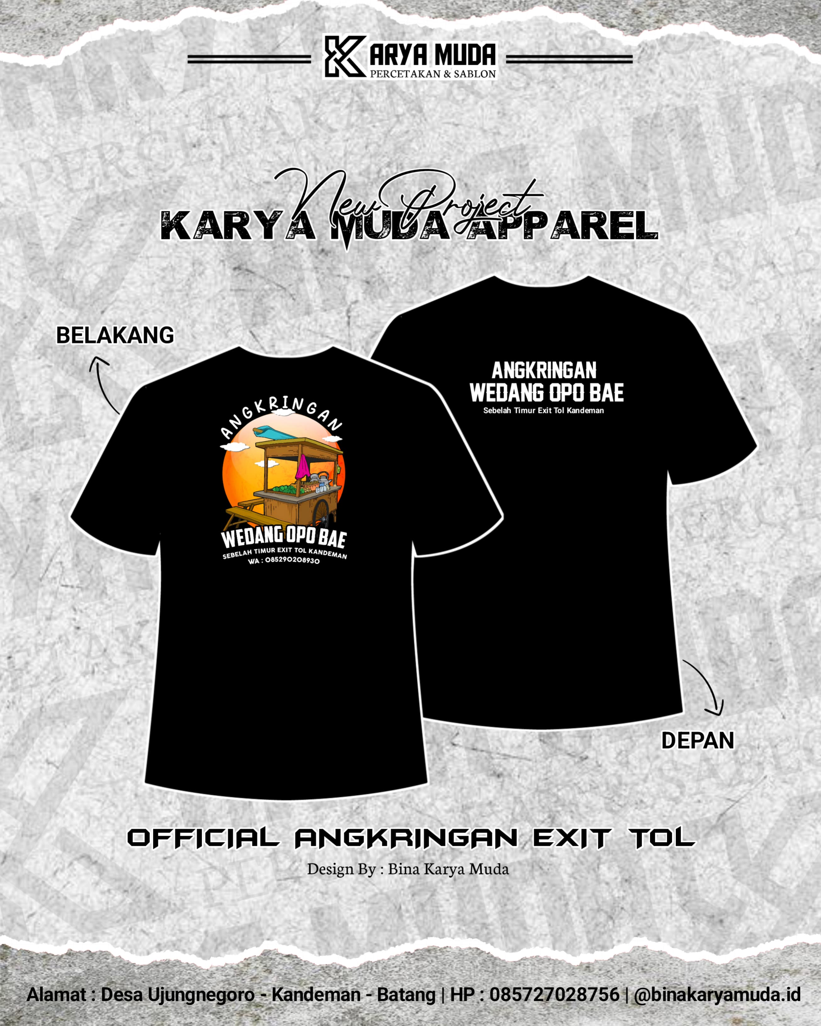Kaos Angkringan Exit Tol Kandeman
